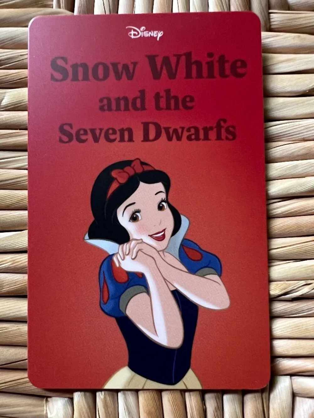 Snow White and the Seven Dawarfs Disney Yoto Card